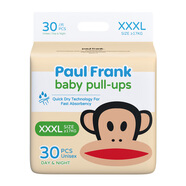 大嘴猴（paul frank）瘋狂動(dòng)物城嬰兒拉拉褲寶寶無(wú)痕腰圍成長(zhǎng)褲 拉拉褲XXXL30片(實(shí)發(fā)2包 共60片)