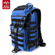 MAXGEAR  X7戰(zhàn)術雙肩包 男軍迷彩戶外運動休閑時尚個性旅游旅行登山背包 魔藍