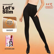 Let's slim絲襪韓國(guó)壓力襪美腿塑形加厚防勾絲春秋款壓力連褲襪打底襪女黑色 800M黑色連襪(-5~10度) 1雙 均碼