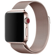 iSeriseWatch蘋(píng)果手表10代表帶9apple watch8代米蘭尼斯se金屬不銹鋼磁吸iwatch 土豪金(1-3代土豪金表盤(pán)同色) 40MM(4-6代/SE)配殼膜