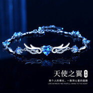 JALLOO天使之翼銀手鏈女士小眾高級感輕奢2025新款飾品生日禮物送女朋友 天使之翼銀手鏈豪華款【附證書(shū)】