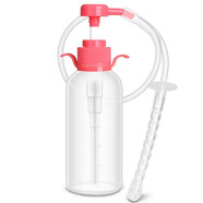 魅至誘陰道沖洗器私處會(huì)陰肛門(mén)清洗器男女用后庭灌腸器性用品接花酒情侶插入sm工具軟管接淋浴成人情趣用品 600ml清洗器(配3個(gè)沖洗頭+收納袋)