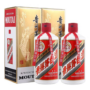 茅臺（MOUTAI）貴州茅臺酒醬香型白酒43度 43度 500mL 2瓶