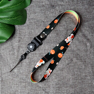 葉余適用于暴力熊手機掛繩掛脖女款不勒脖手機繩創(chuàng  )意長(cháng)吊繩防摔手機鏈男 長(cháng)款【可愛(ài)香橙兔】掛脖繩 【1條裝】可拆卸/水洗不掉色