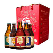 智美（Chimay） 五福臨門(mén)禮盒330ml*5瓶 修道院精釀 比利時(shí)進(jìn)口 聚會(huì )送禮