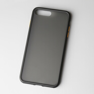 cance1 蘋果iPhoneXR手機(jī)殼全包硅膠XsMax套軟男防摔加厚高出屏幕78Plus撞色 【7P/8Plus 黑色】