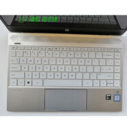 無塵谷適用惠普星13-an1025TU 13.3英寸筆記本鍵盤保護膜ENVY 13-aq1013TX防塵墊 半透白（硅膠） 星13-an1016TU 13.3英寸