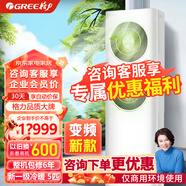格力（GREE）5匹清享風(fēng)變頻冷暖一級(jí)能效 380V三相電 商用立柜式空調(diào) 大風(fēng)量商場(chǎng)會(huì)客廳 RF12WPdF/NhP-N1JY01