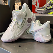 耐克（Nike）KD杜蘭特籃球鞋男鞋2025夏季新款運動鞋實戰(zhàn)訓(xùn)練休閑緩震耐磨鞋子 DJ6922-100白色紫色 42