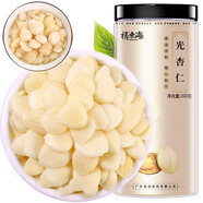 福東海 杏仁 杏仁片 苦杏仁北杏仁去皮大顆?？勺鲂尤史坌尤事?00g/罐