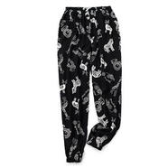 夏天穿的成人防蚊褲女夏季印花棉長(cháng)褲波西米亞沙灘褲女束腳褲棉綢燈籠褲 K-17 L 建議 105-120斤