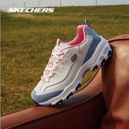 斯凱奇（Skechers）奶茶熊1代丨春夏女鞋運(yùn)動(dòng)鞋繽紛撞色新款復(fù)古增高老爹鞋休閑鞋潮 【店長(zhǎng)推薦】藍(lán)莓甜酒/NTBL 37 37 (及以下參考選擇大半碼)