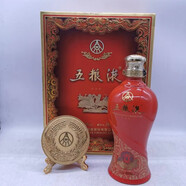 五糧液（WULIANGYE）08-10年五糧液金牌60度500mL濃香型白酒禮盒裝陳年收藏老酒 2010年 500mL 1瓶