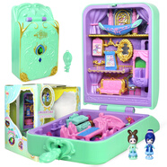葉羅麗娃娃周邊玩具寶石盒子女孩禮物精靈夢過家家海公主兒童節(jié)禮物套裝 孔雀-寶石宮