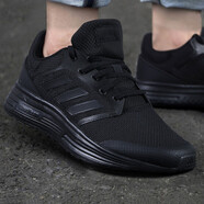 阿迪達(dá)斯 （adidas）官方戶外跑鞋男鞋夏季透氣舒適減震網(wǎng)鞋黑武士運動鞋 休閑跑步鞋 FY6718 44
