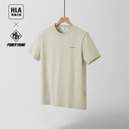 海瀾之家短袖T恤男女情侶裝款涼感短袖男夏季HNTBW2W168A