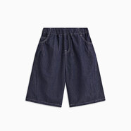 MQD童裝男童年夏季款七分牛仔褲 深牛仔藍 110 cm