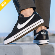 耐克（NIKE）男鞋秋季新款COURT低幫運動(dòng)鞋休閑鞋防滑耐磨板鞋BQ42 DH0956-001/翻毛皮面 黑色 42.5