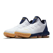 耐克（NIKE）新款男鞋 Lebron 16 詹姆斯16代 黑白緩震耐磨實(shí)戰(zhàn)籃球鞋 CI2668-CI2669-101 白藍(lán) 40.5