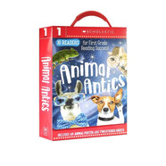 英文原版 學(xué)樂Scholastic 學(xué)前幼兒園閱讀啟蒙Guided Reader 綠山墻 Animal Antics學(xué)前閱讀啟蒙盒裝 綠山墻圖書