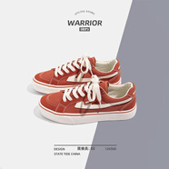 回力紅色鞋子情侶鞋小眾設計帆布鞋女夏季百搭透氣休閑板鞋男鞋子男款 鐵銹紅 35