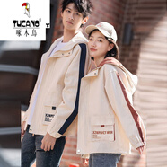 啄木鳥(niǎo)（TUCANO）2025不一樣的情侶裝夾克男情侶外套女春秋冬款小眾設計感潮流 8126卡其 都是單件鏈接 S 女155