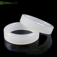 春龍 精美玉白玉貔貅戒指 和田玉扳指 男女款玉指環(huán)玉介子 羊脂玉方形 默認