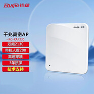 Ruijie銳捷RG-RAP230千兆三路雙頻企業(yè)級(jí)高密AP支持6條空間流內(nèi)置藍(lán)牙