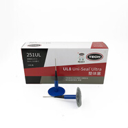 泰克（TECH）美國泰克整體塞蘑菇釘圖釘塞釘眼釘洞真空胎補胎毫米膠片補片 251UL 蘑菇釘 8MM 14支/盒