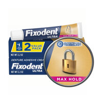 FIXODENT 假牙固定膏 全日持久粘合 防食物殘留 成人義齒護(hù)理 62gx2支
