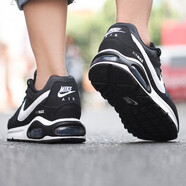 耐克（NIKE） 運動(dòng)鞋女鞋2025冬季新款AIR MAX氣墊鞋緩震輕便休閑鞋跑步鞋 397690-021黑白 38