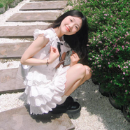 吟嚀夕肩寬可穿小飛袖連衣裙夏日白色女感穿搭小個(gè)子甜美減齡小清新蛋糕 白色  S (建議80-95斤)