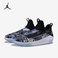 NIKE/耐克AJ 男鞋迷彩涂鴉運(yùn)動氣墊緩震威少耐磨籃球鞋 AQ0394-500 42.5