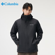 Columbia哥倫比亞三合一男25秋冬抓絨內膽防寒保暖夾克外套WE3321 010 L