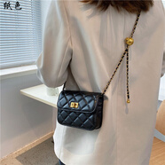 紙色 女學(xué)生包包斜跨包 包包女2025新款潮質(zhì)感小眾時(shí)尚小香風(fēng)菱格鏈條 提示：小金球都可調節長(cháng)短