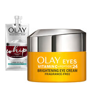 olay 維生素C+肽24眼霜 無(wú)香型15ml+面部保濕霜試用裝7g