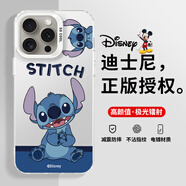 迪士尼（Disney）新款史迪仔可愛小米手機(jī)殼彩銀磨砂鐳射大孔硬殼硅膠邊卡通安琪星際寶貝適用情侶男女款保護(hù)殼 【彩銀白色】史迪奇-CY306Y 蘋果/華為/榮耀/紅米/OPPO/VIVO聯(lián)系客服