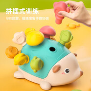 丹米琦刺猬插插樂(lè )積木拼裝拼插兒童玩具嬰兒寶寶玩具0-1歲精細動(dòng)作訓練