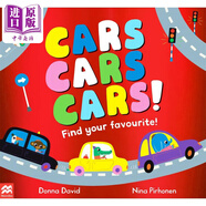 Cars Cars Cars 有趣的交通工具 轎車(chē) Donna David 英文原版 進(jìn)口圖書(shū) 學(xué)齡前低幼兒童繪本 車(chē)輛圖畫(huà)數數書(shū)