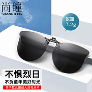 尚瞳（SHANGTONG）兒童近視遠(yuǎn)視夾片散瞳遮陽鏡夾防紫外線高清偏光防曬防眩光護(hù)目鏡 3-12歲散瞳畏光UV400防護(hù)眼鏡夾片RTH