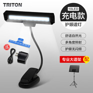 YTK充電樂譜架燈 10LED燈 樂譜燈曲譜燈看書燈 譜臺吉他鋼琴夾式燈 【充電款】+禮+大譜架