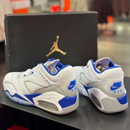 耐克（NIKE）新款男鞋運動(dòng)鞋AIR JORDAN BLOYAL氣墊訓練鞋耐磨實(shí)戰中幫籃球鞋 CZ4166-101/白灰藍 42.5