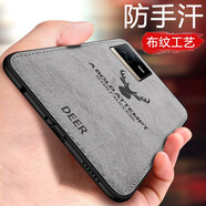 莫迪爾 適用iQOOZ9turbo+手機殼iqoo z10x保護套z6x布紋iqooz8x硅膠z7i鏡頭全包z5x防摔殼手機套z9x外殼 【iQOO Z6x】簡(jiǎn)潔灰+送膜