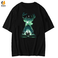 洛必達 哈利波特T恤潮流格蘭芬多斯萊特林周邊男女短袖情侶 款式6 XL