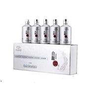 茅臺貴州茅臺集團(tuán) 醬香型白酒 臺源智酒小金瓶 53度 100mL 5瓶 1盒裝 鉑金版