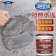 耐博仕水泥地面修補(bǔ)防水抗裂速干特種水泥快干堵漏王高標(biāo)號白水泥砂漿膠 【3斤灰水泥】快干抗裂墻地通用