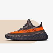 阿迪達(dá)斯（adidas）Originals Yeezy Boost椰子350 V2灰橙 男女同款 低幫緩震跑步鞋 HQ7045 41