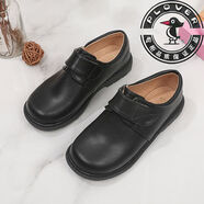 婕婕珂兒PLOVER兒童皮鞋男童2023新款黑色軟皮男孩春秋校園小皮鞋 啞面黑色 39 /內長(cháng)24.5厘米