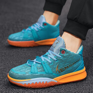 TATASU科比5籃球鞋歐文7男kobe6青蜂俠曼巴ZOOM氣墊學(xué)生實(shí)戰兒童運動(dòng)鞋 ow7藍橘 41