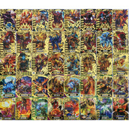 小米石六一兒童節卡片機甲英雄卡黑鉆卡全套31張16彈光翼騎士高文魔爵德 31張黑鉆＋8進(jìn)化+8超能(卡冊)